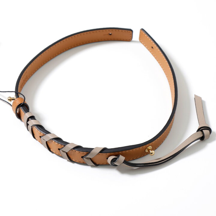 楽天市場】LOEWE ロエベ バッグストラップ BRAIDED SHORT STRAP 