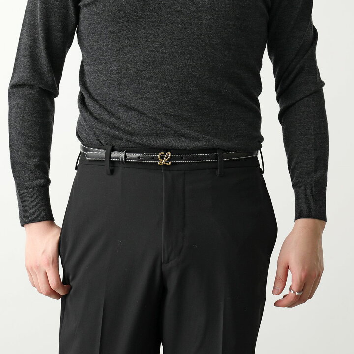 楽天市場】LOEWE ロエベ ベルト L BUCKLE BELT E821238X01 メンズ  