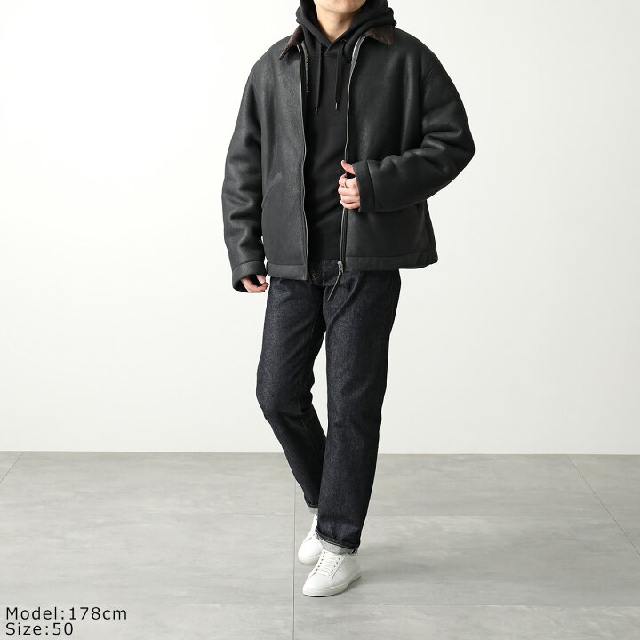楽天市場】LOEWE ロエベ ムートンジャケット Shearling Workwear 