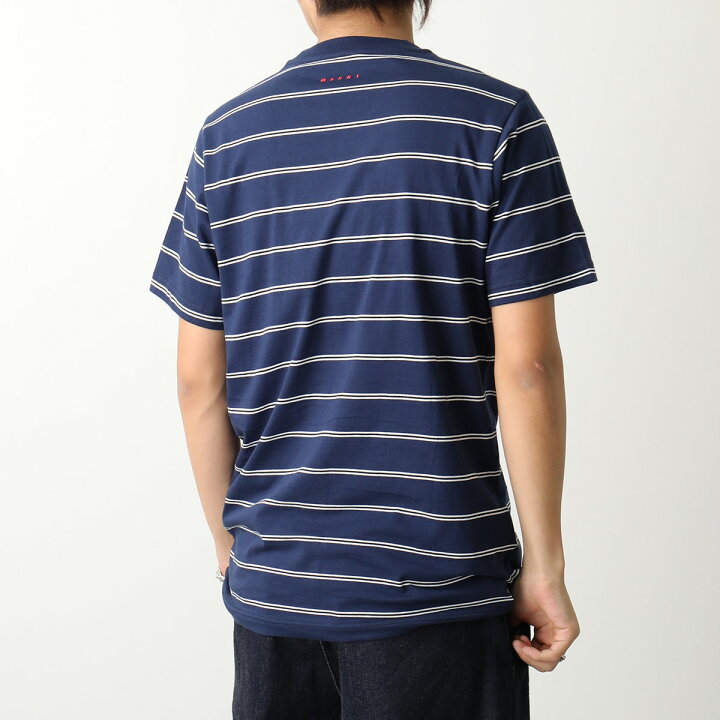 マルニ MARNI 22SS マルチストライプ ドッキング カットソー Tシャツ  