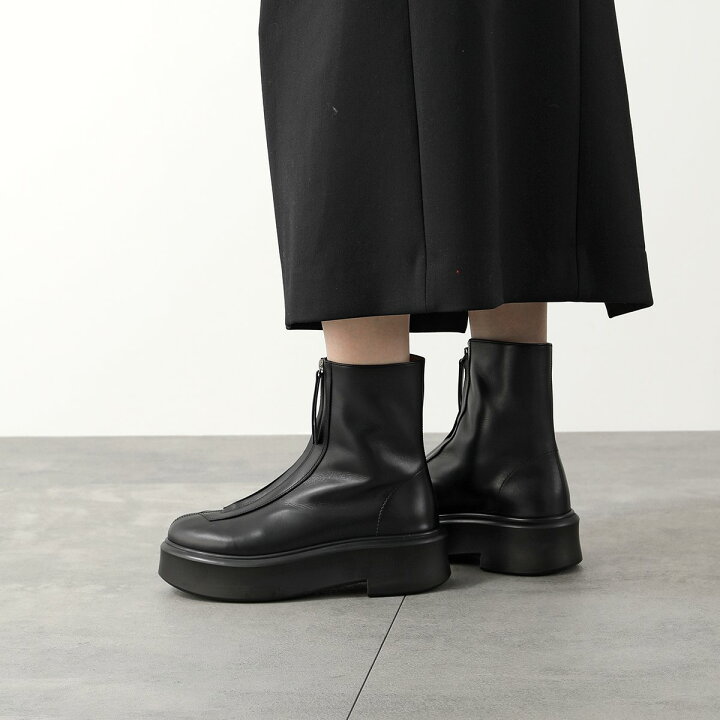 楽天市場】THE ROW ザ・ロウ ショートブーツ ZIPPED BOOT 1 F1144 L64R  