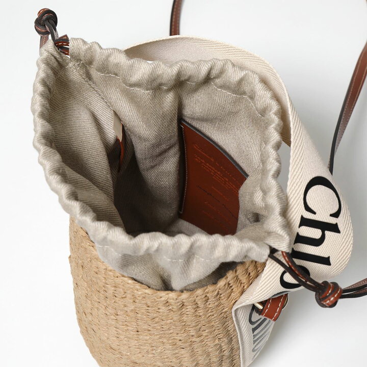 楽天市場】Chloe クロエ ハンドバッグ WOODY スモールバスケット SMALL 