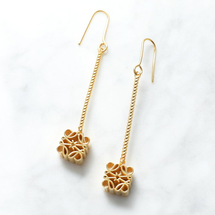 楽天市場】LOEWE ロエベ ピアス ANAGRAM DROP アナグラム ドロップ  