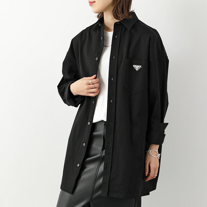 楽天市場】PRADA プラダ 長袖シャツ SC611 108I レディース コットン  