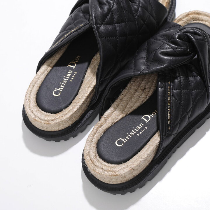 楽天市場】Dior ディオール サンダル DTWIST カナージュ KDQ705CQL  