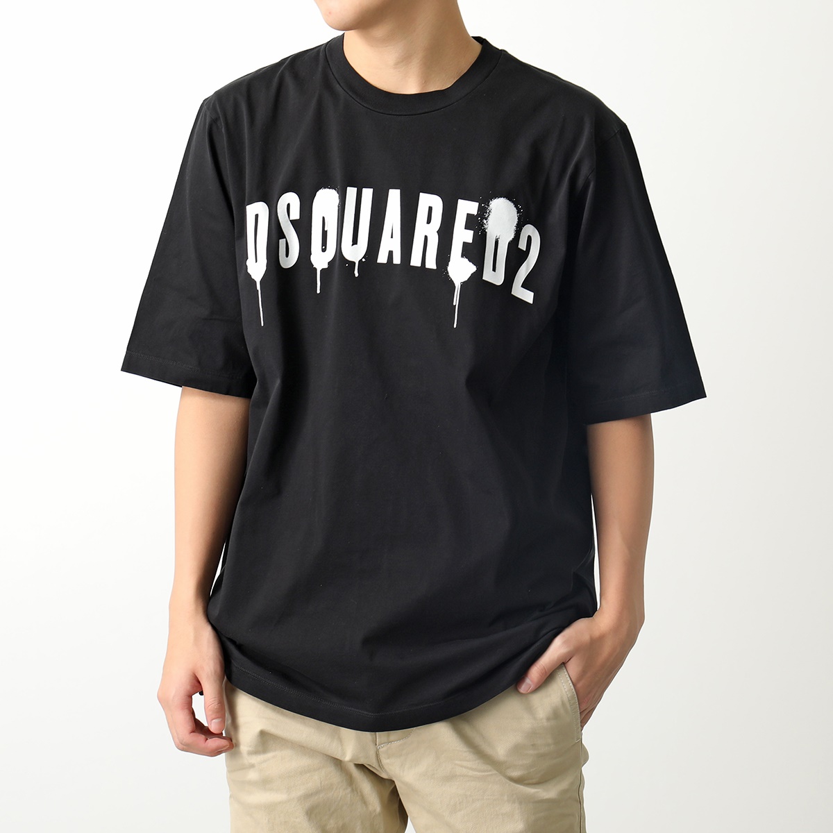 楽天市場】DSQUARED2 ディースクエアード 半袖 Tシャツ Skater Fit