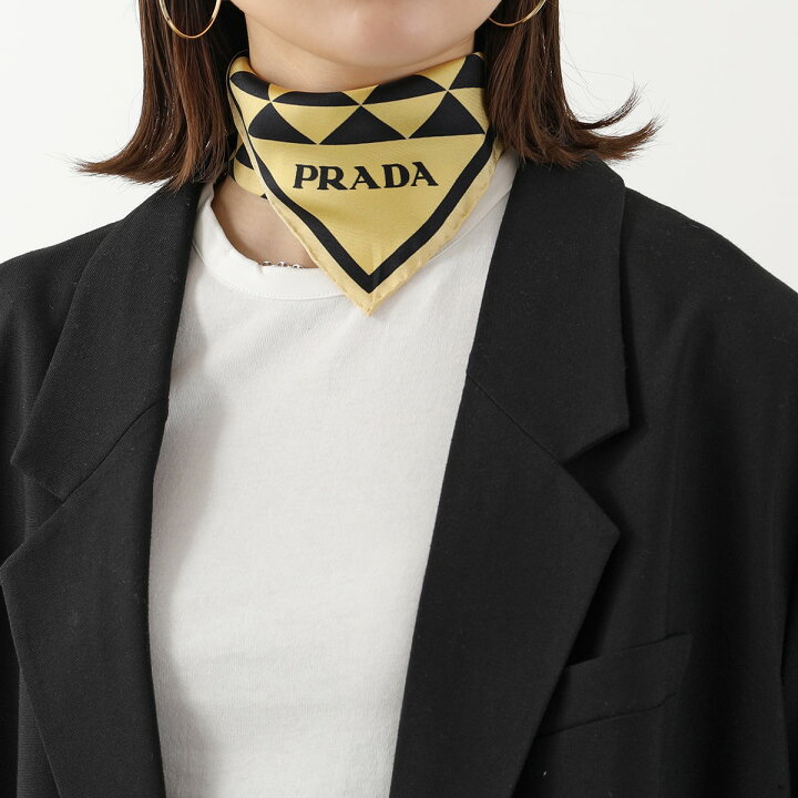 楽天市場】PRADA プラダ スカーフ 1FF036 2DTP レディース プリント  