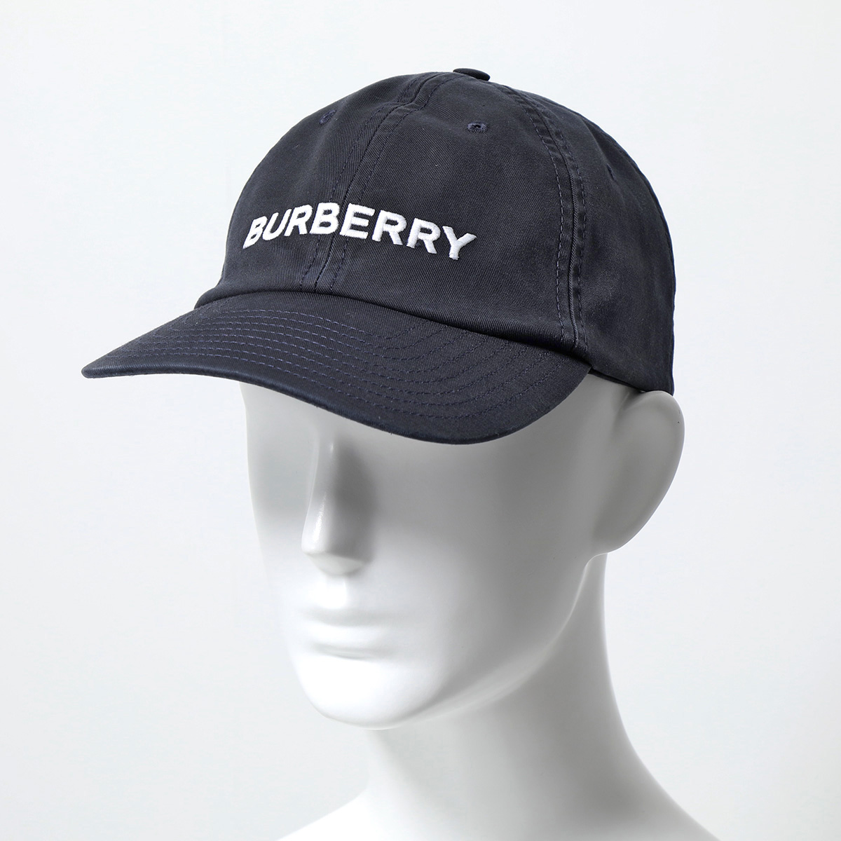BURBERRY バーバリー ベースボールキャップ MH BSB DISTRESSED CTTN 8063890 メンズ エンブロイダリーロゴ刺繍  コットンギャバジン 帽子 A1222/NAVY | インポートセレクト musee