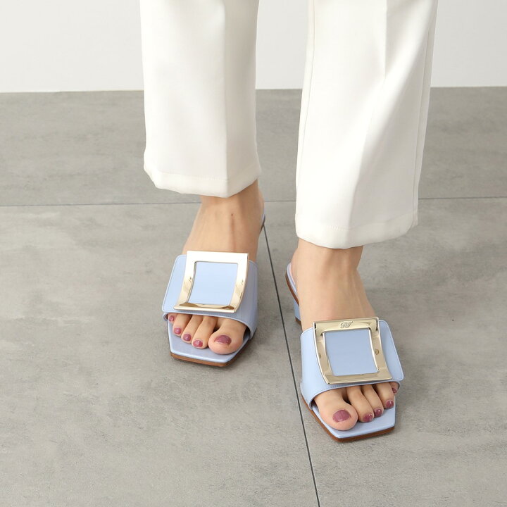 楽天市場】ROGER VIVIER ロジェヴィヴィエ ミュール LOVE METAL BUCKLE 