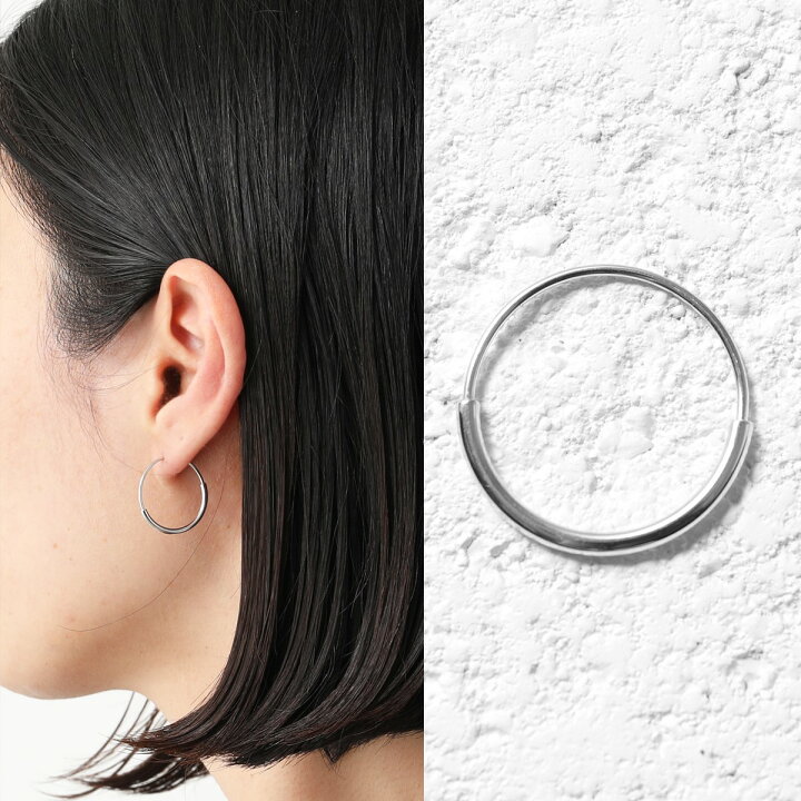 楽天市場】MARIA BLACK マリアブラック フープピアス DELICATE 18 HOOP  