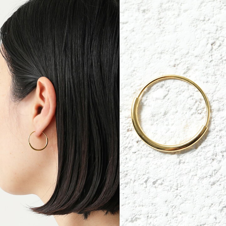 楽天市場】MARIA BLACK マリアブラック フープピアス DELICATE 18 HOOP  