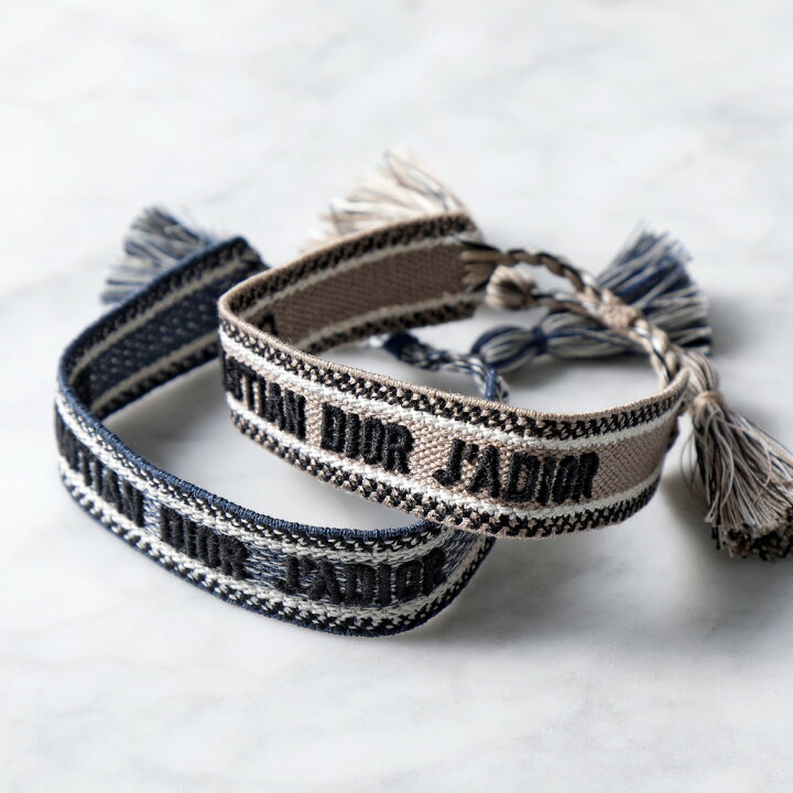 楽天市場】Dior ディオール ミサンガ Textile JAdior Bracelet B0961  