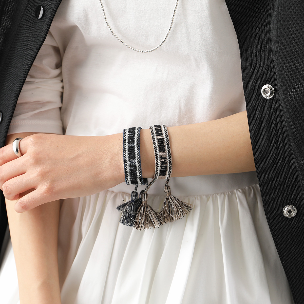 楽天市場】Dior ディオール ミサンガ Textile JAdior Bracelet B0961 