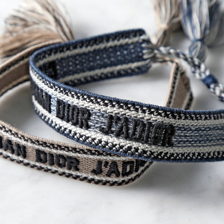 楽天市場】Dior ディオール ミサンガ Textile JAdior Bracelet B0961  