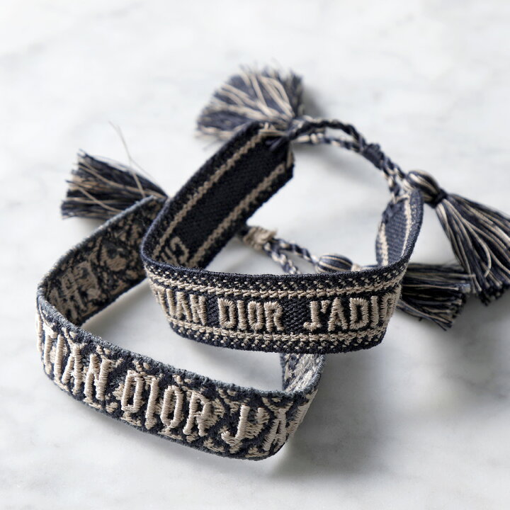 楽天市場】Dior ディオール ミサンガ Textile JAdior Bracelet B0961  
