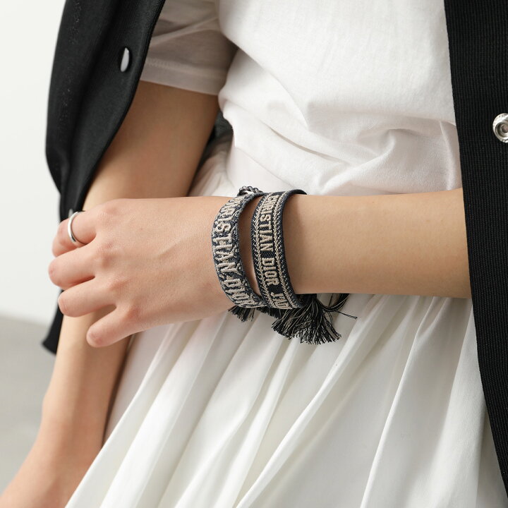 楽天市場】Dior ディオール ミサンガ Textile JAdior Bracelet 