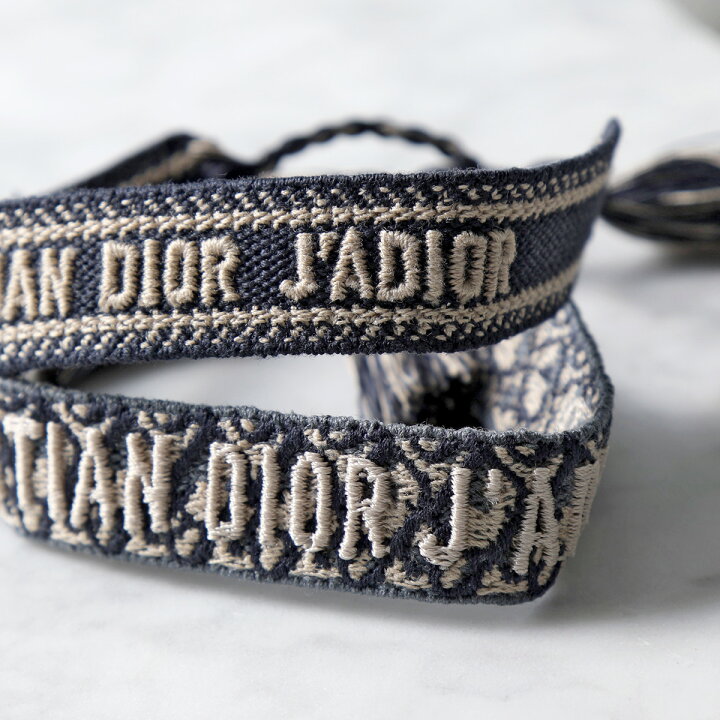 楽天市場】Dior ディオール ミサンガ Textile JAdior Bracelet B0961  