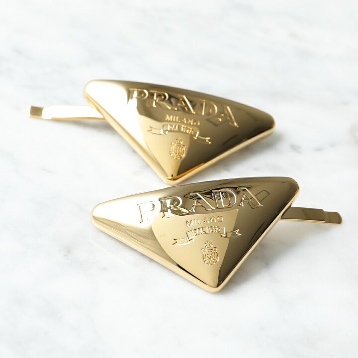 楽天市場】PRADA プラダ ヘアクリップ 1IF104 2CK7 レディース 2点  