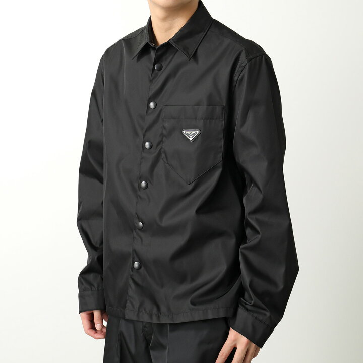 楽天市場】PRADA プラダ シャツジャケット SC514 1WQ8 F0002 メンズ Re  