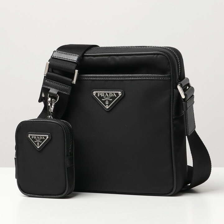 楽天市場】PRADA プラダ ショルダーバッグ TESSUTO+SAFFIAN 2VH112 