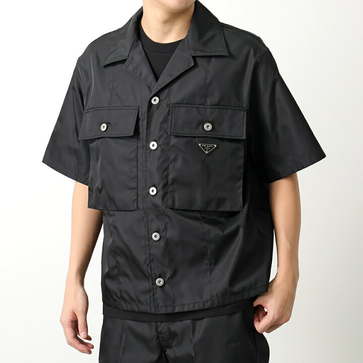 楽天市場】PRADA プラダ 半袖 シャツ SC637 1WQ8 メンズ Re-Nylon  