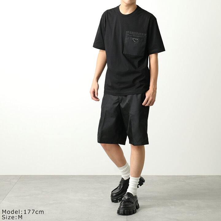 楽天市場】PRADA プラダ 半袖 Tシャツ UJN661 11CK メンズ Re-Nylon 