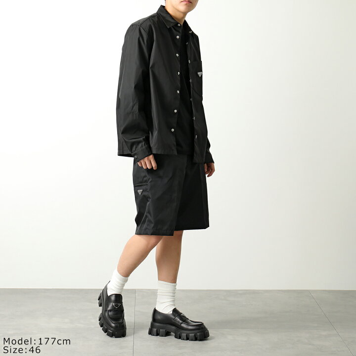 楽天市場】PRADA プラダ ハーフパンツ SPG32 1WQ8 メンズ Re-Nylon  