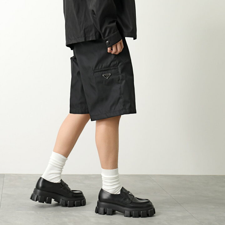 楽天市場】PRADA プラダ ハーフパンツ SPG32 1WQ8 メンズ Re-Nylon  