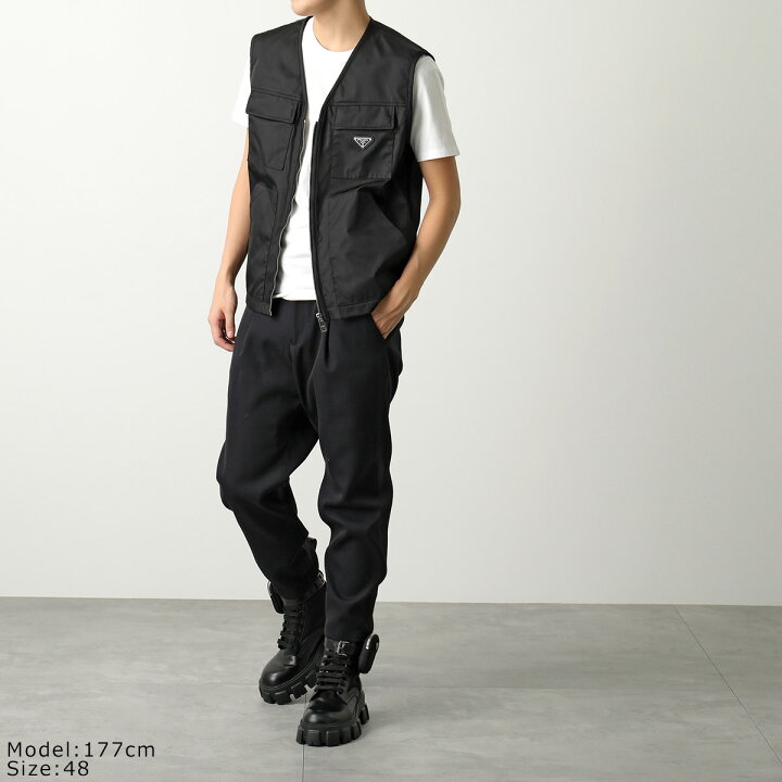 楽天市場】PRADA プラダ カーゴベスト SGC2611 WQ8 メンズ Re-Nylon 