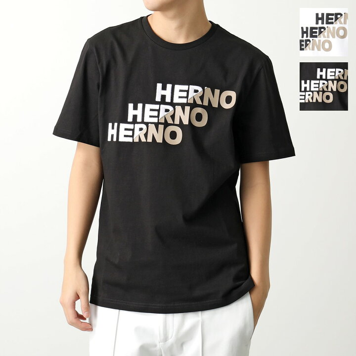 楽天市場】HERNO ヘルノ 半袖 Tシャツ COMPACT JERSEY JG000178U 52000 