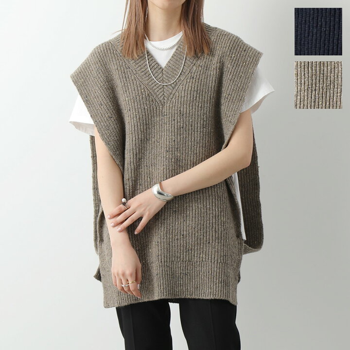 Maison Margiela / メゾンマルジェラ | ボタニカルダイ ニットタバード  