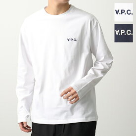 APC A.P.C. アーペーセー 長袖 Tシャツ Frankie フランキー COFDW H26192 メンズ コットン ロゴ ロゴT ロンT クルーネック カラー2色
