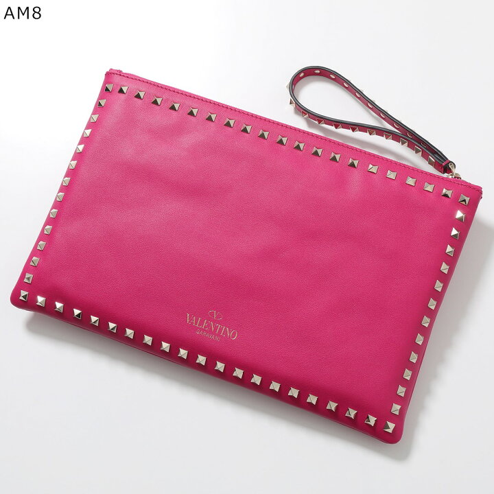 楽天市場】VALENTINO ヴァレンティノ クラッチバッグ Rockstud 