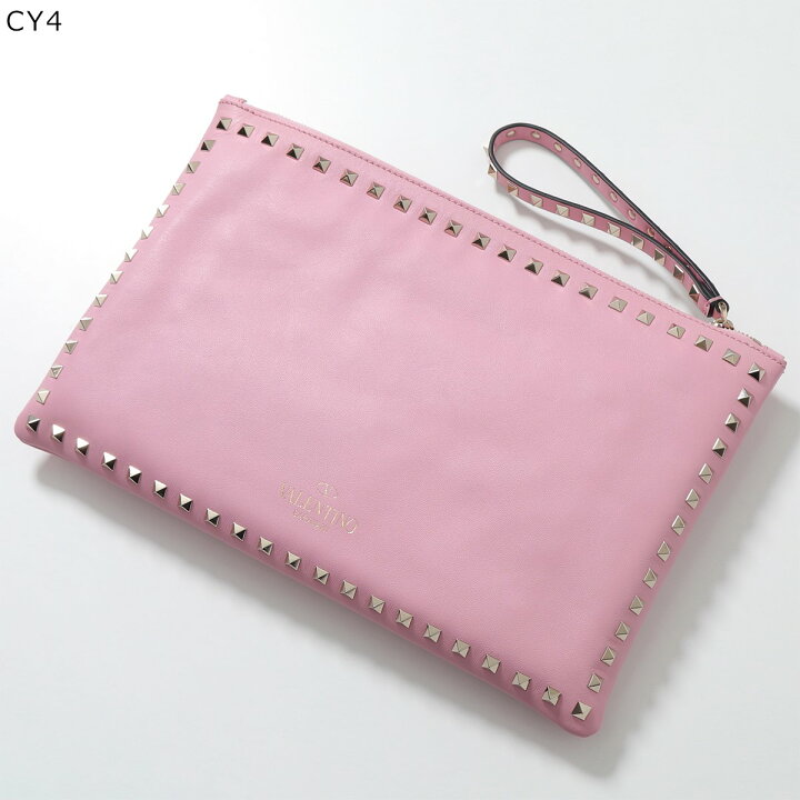 楽天市場】VALENTINO ヴァレンティノ クラッチバッグ Rockstud 
