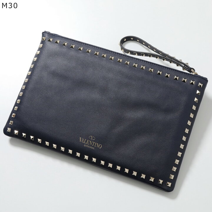 楽天市場】VALENTINO ヴァレンティノ クラッチバッグ Rockstud 