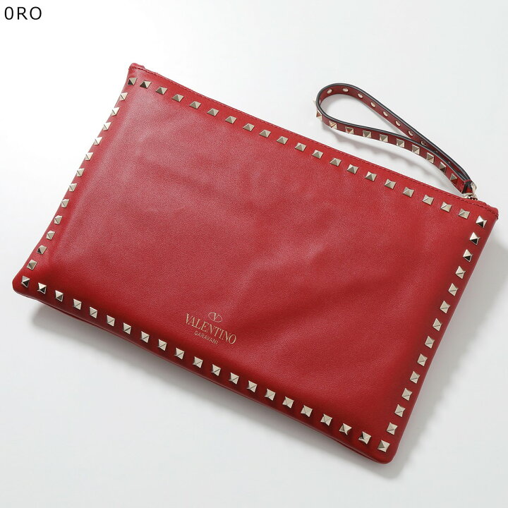 OS Valentino(ヴァレンティノ) 赤 ロックスタッズ 分かつ 女性 
