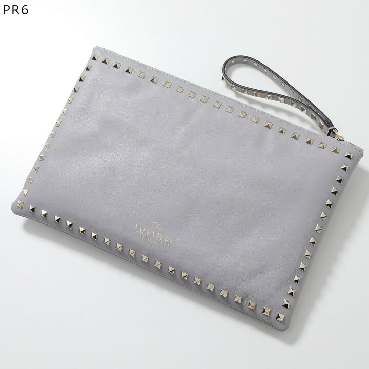 楽天市場】VALENTINO ヴァレンティノ クラッチバッグ Rockstud 