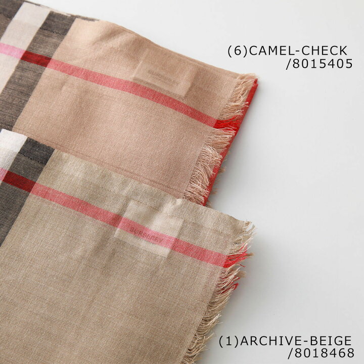 楽天市場】BURBERRY バーバリー ストール GIANT CHECK GAUZE  
