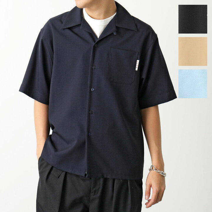 楽天市場】MARNI マルニ ボウリングシャツ CUMU0213A0 TW839 メンズ 
