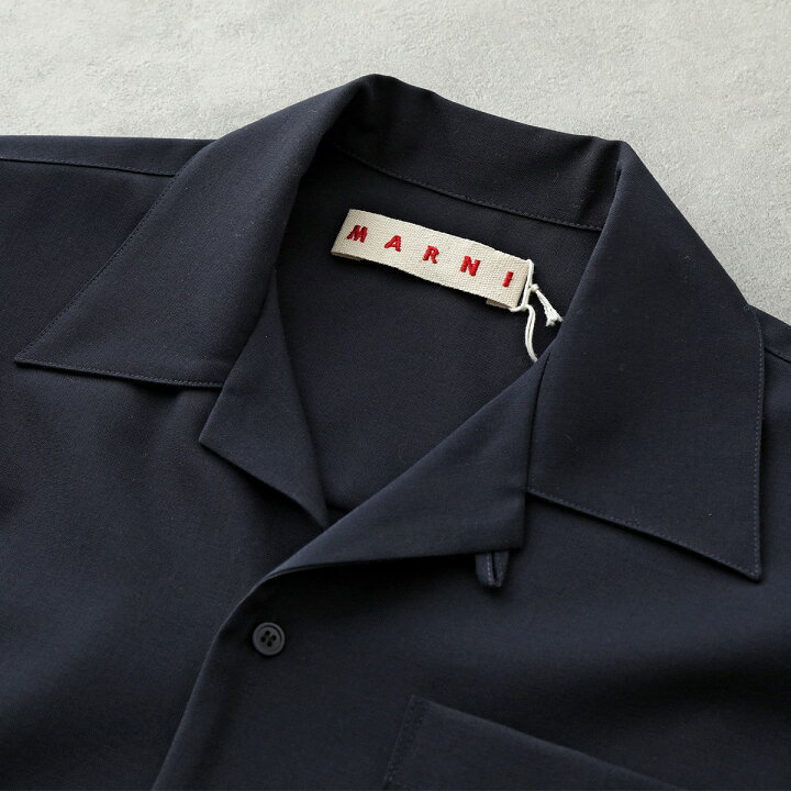 楽天市場】MARNI マルニ ボウリングシャツ CUMU0213A0 TW839 メンズ 
