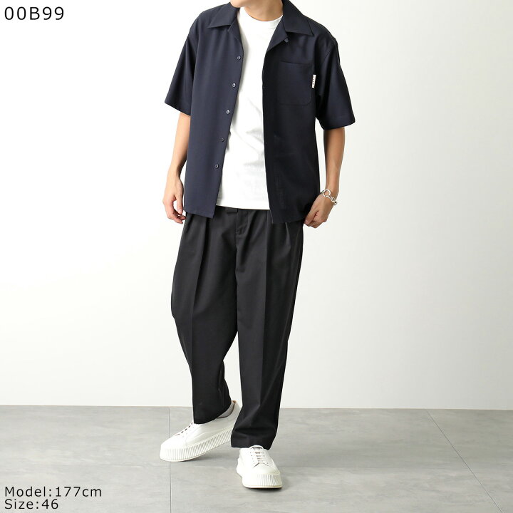 楽天市場】MARNI マルニ ボウリングシャツ CUMU0213A0 TW839 メンズ 