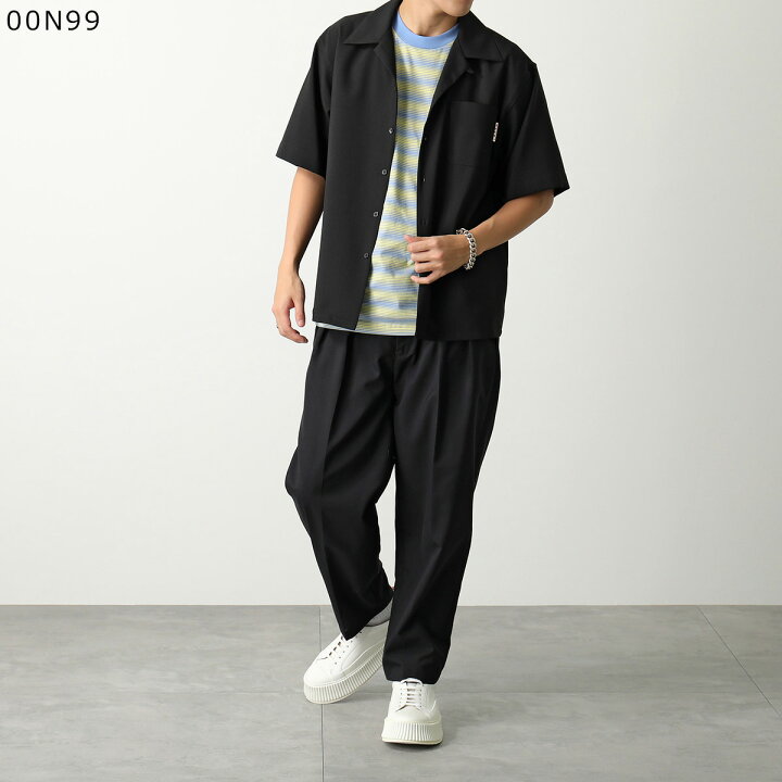 楽天市場】MARNI マルニ ボウリングシャツ CUMU0213A0 TW839 メンズ 
