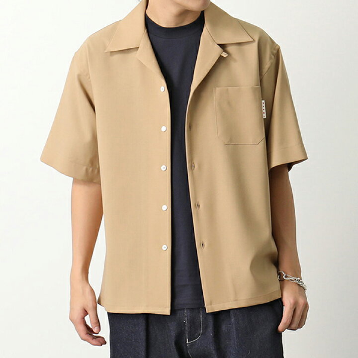 楽天市場】MARNI マルニ ボウリングシャツ CUMU0213A0 TW839 メンズ  