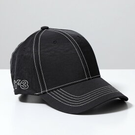 Y-3 ワイスリー ベースボールキャップ STITCH CAP H62993 メンズ ナイロン ステッチ ロゴ刺繍 帽子 BLACK