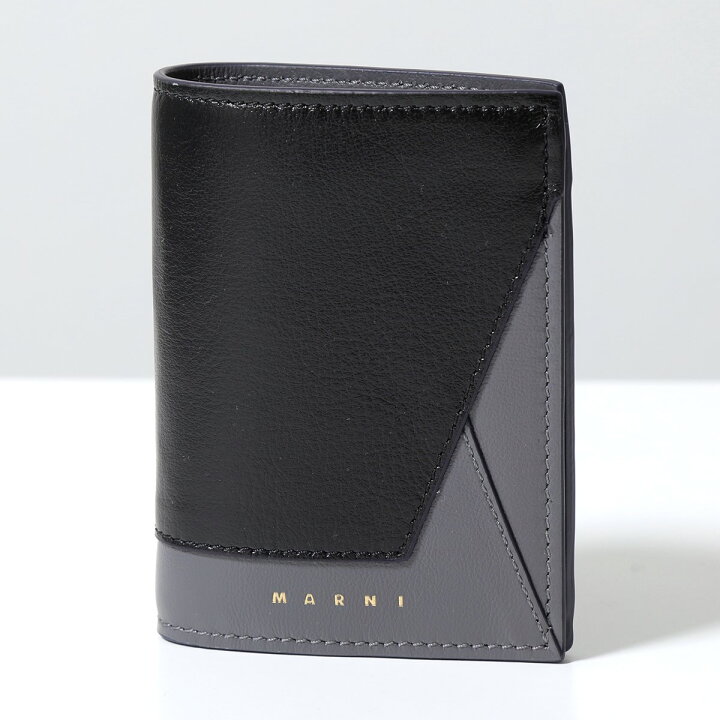 楽天市場】MARNI マルニ 二つ折り財布 PFMO0055U1 P2644 メンズ レザー 