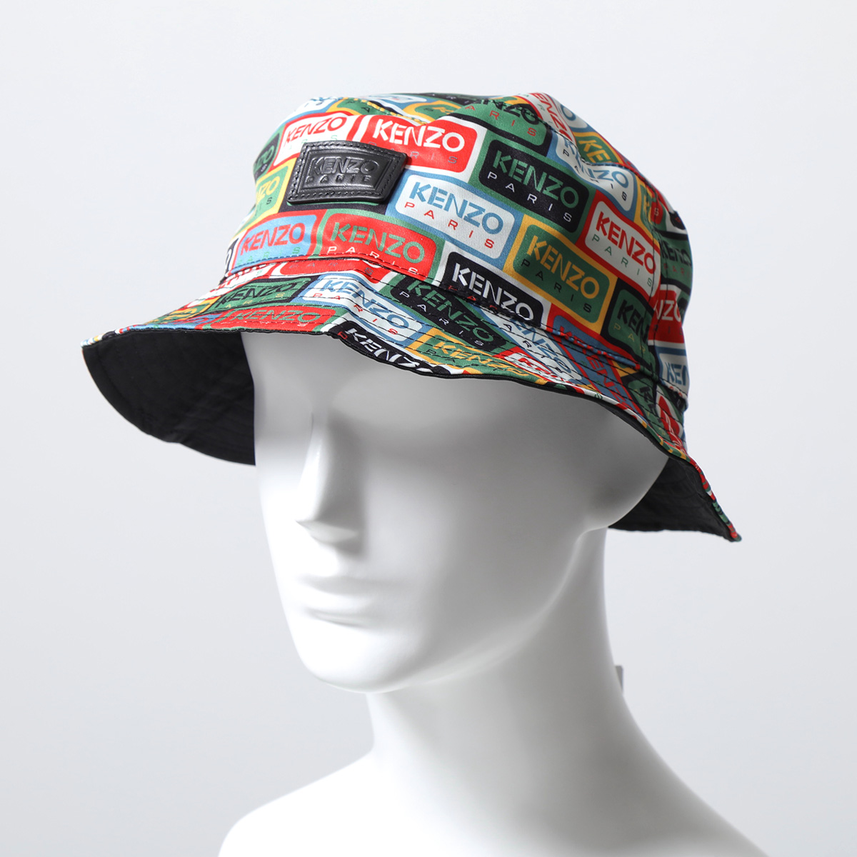 KENZO ケンゾー バケットハット LABEL REVERSIBLE BUCKET HAT FD55AC504F31 メンズ リバーシブル ロゴ  帽子 MU | インポートセレクト musee