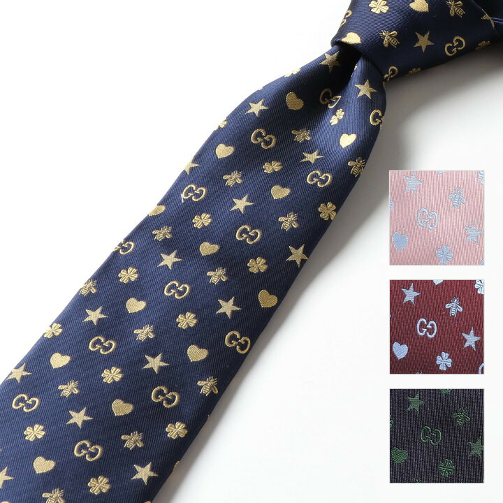 楽天市場】GUCCI グッチ ネクタイ FORTUNE 545834 4E017 メンズ シルク 