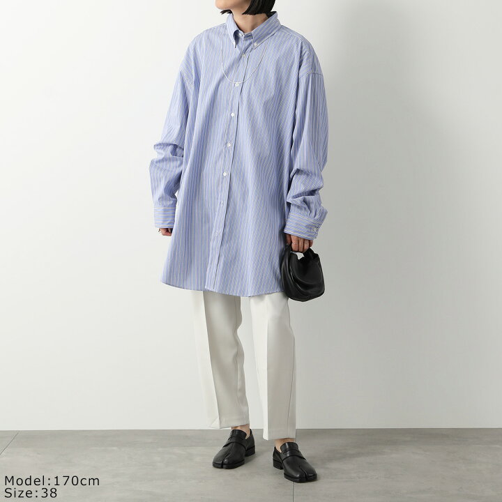 Maison Margiela マルジェラ 長袖シャツ ストライプ サイズ38 Maison 