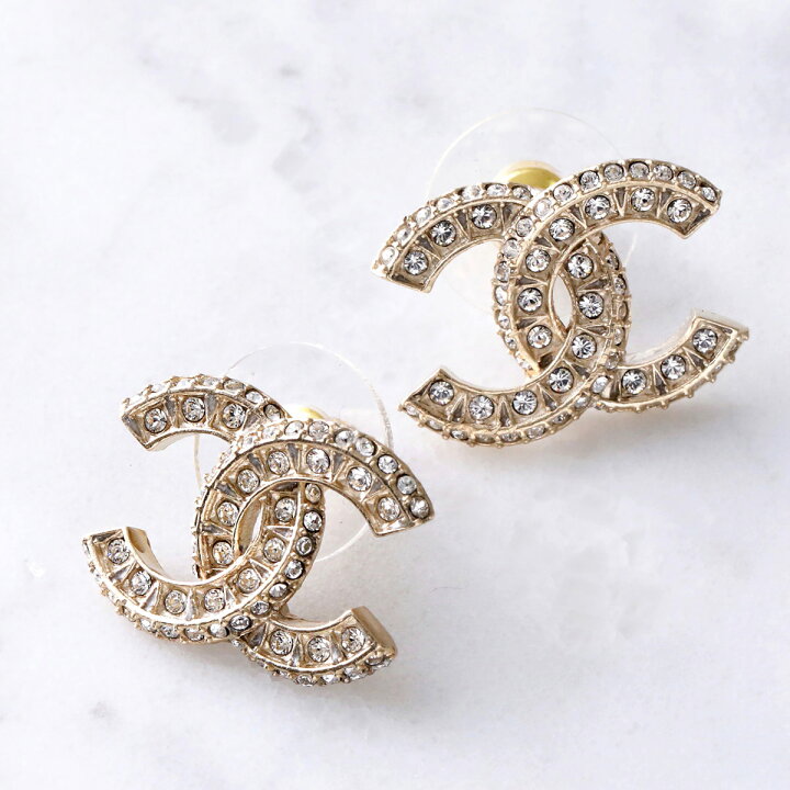 楽天市場】CHANEL シャネル ピアス A86504 Y09569 レディース ココ  