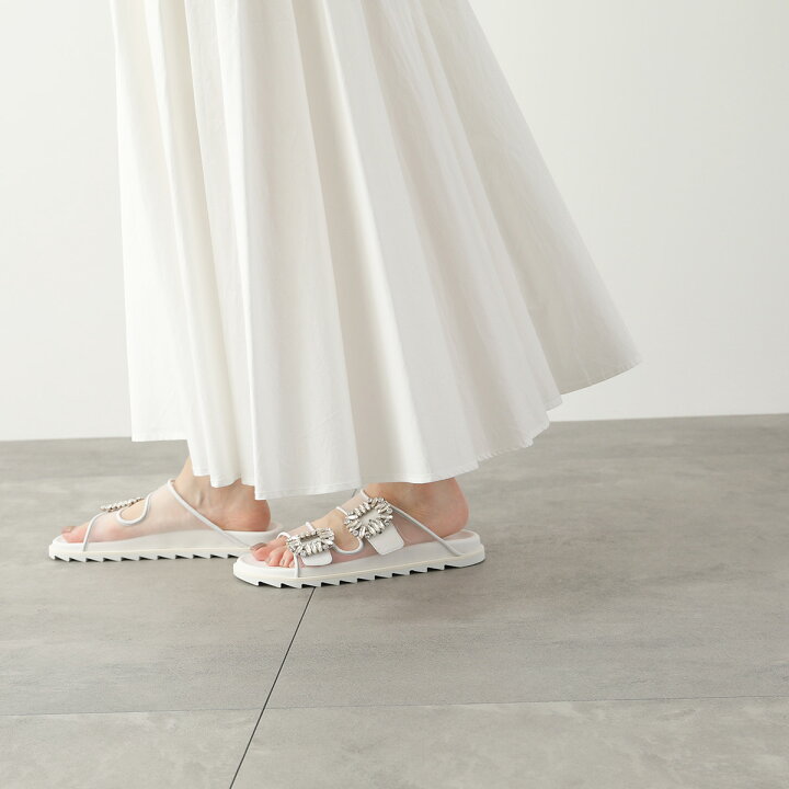 楽天市場】ROGER VIVIER ロジェヴィヴィエ サンダル SLIDY VIV スライ 